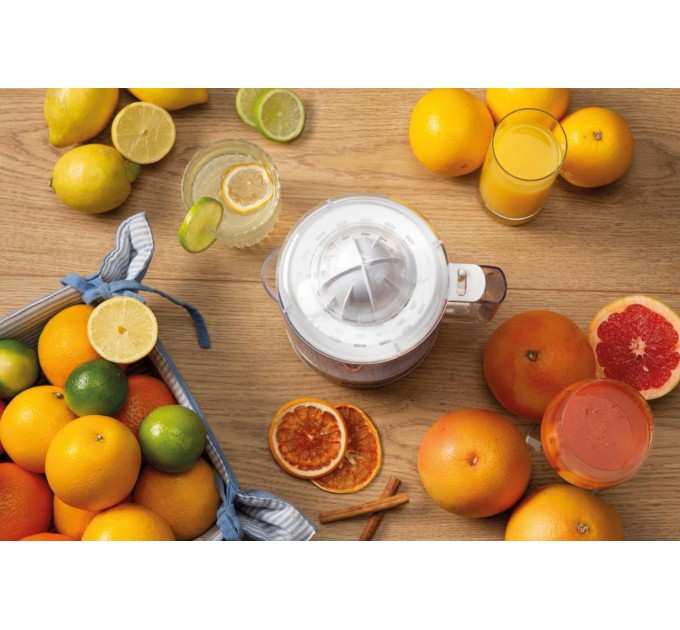 Соковыжималка Gorenje цитрус-пресс 30Вт, чаша-0.8л, пластик/металл, белый