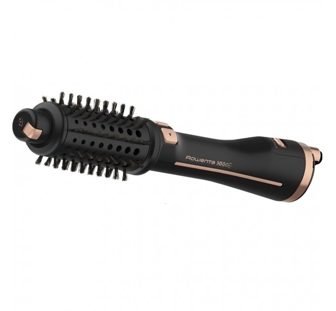 Фен-щітка Rowenta Ultimate Experience, 750Вт, 1 режими, іоніз-я, оберт.насадок, кераміка, чорний