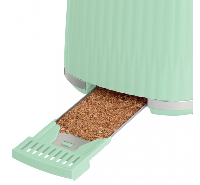 Тостер Russell Hobbs Eden 800Вт, пластик, підігрів,разморозка, фісташковий