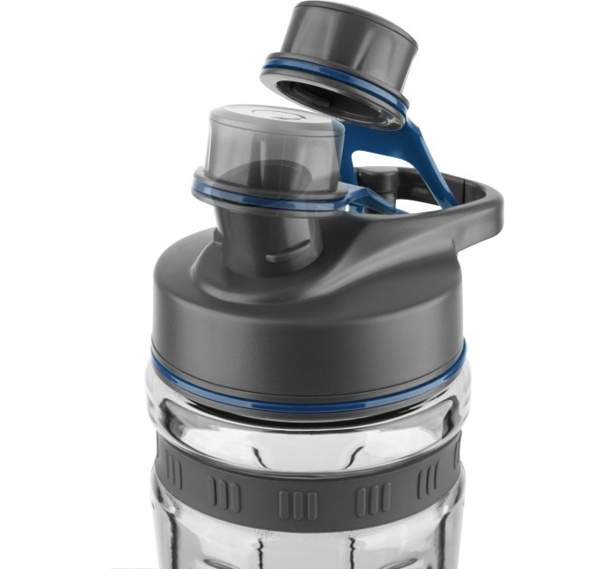 Блендер для смузи Sencor стационарный 800Вт, 2 емкости, чаша-600мл, титановые лезвия, синий