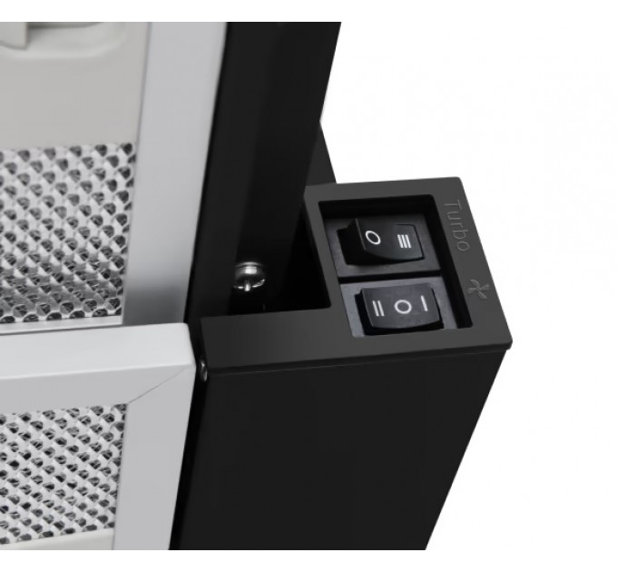 Вытяжка Hansa телескопическая, 60см, 270м3ч, черный