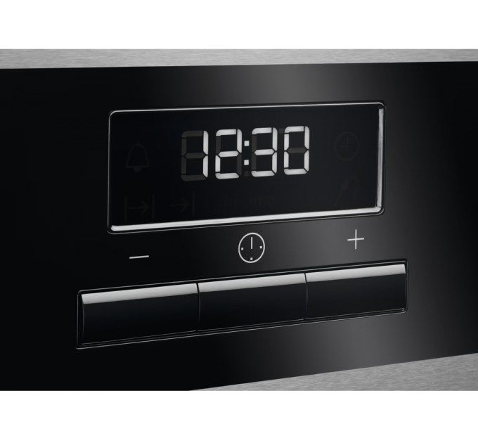 Плита Electrolux электрическая стеклокерамическая, 58л, 50x60см, конвекция, пар, черный