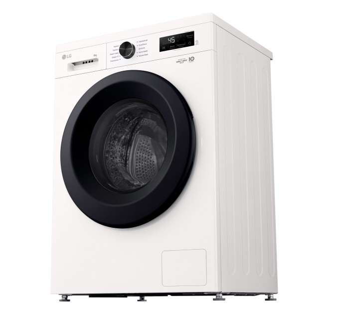 Пральна машина LG фронтальна, 6кг, 1200, A+++, 44см, дисплей, пара, інвертор, білий