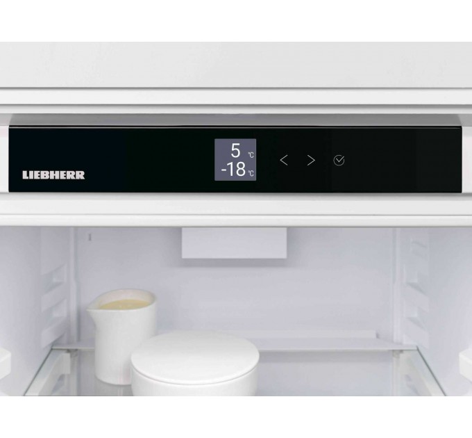 Холодильник Liebherr з нижн. мороз., 201.5x74.7х67.5, холод.відд.-346л, мороз.відд.-128л, 2дв., D, NF, диспл внутр., білий