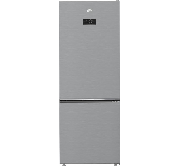 Холодильник Beko с нижн. мороз., 192x70x74.5, xолод.отд.-2340л, мороз.отд.-150л, 2дв., D, NF, дисплей, HarvestFresh, нерж