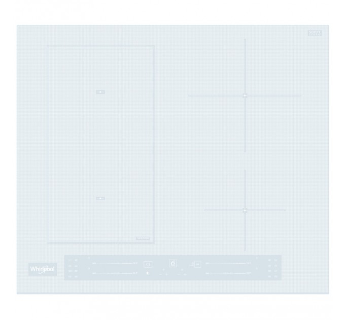 Варочная поверхность Whirlpool индукционная, 60см, расширенная зона, белый
