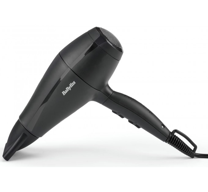 Фен Babyliss Super Light Pro, 2000Вт, режимов-3, HTDC мотор, тонкий концентратор 6 мм, черный