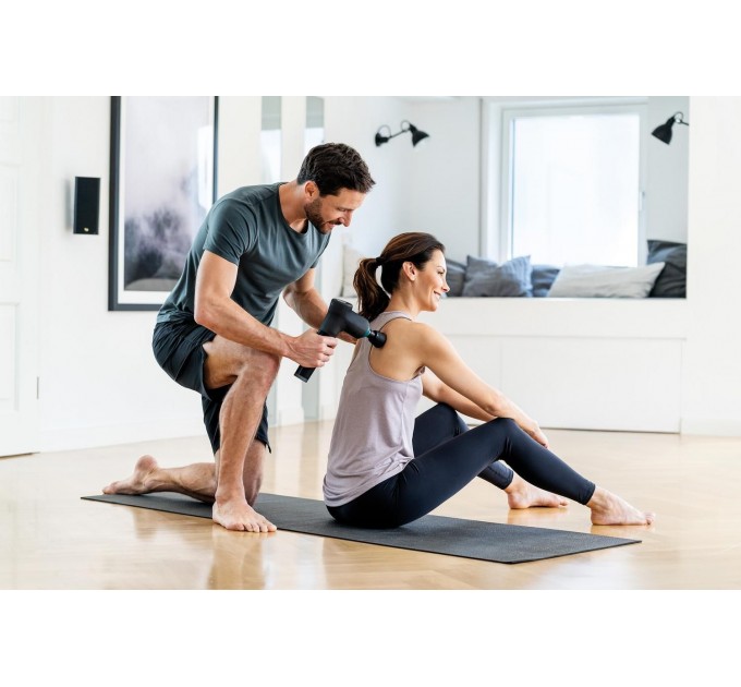 Масажер Beurer для тіла, літій- іонний акум., фасціальний, 5 насадок, чорний