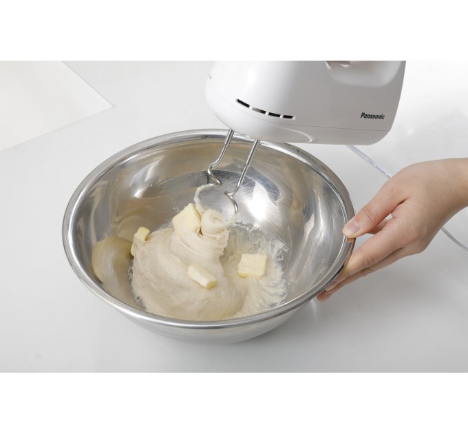 Міксер Panasonic ручний 175Вт, насадки-4, білий