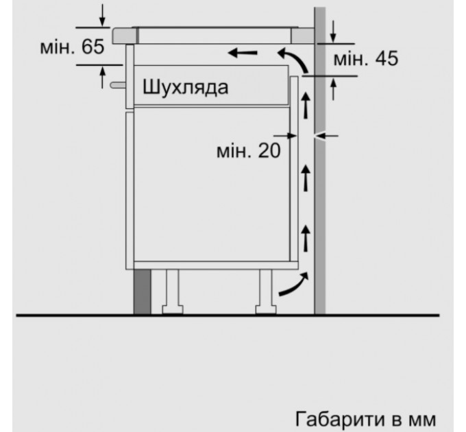 Варочная поверхность Bosch индукционная, 60см, черный