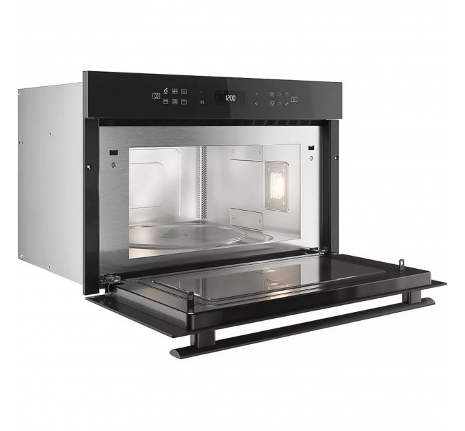 Мікрохвильова піч Whirlpool вбудована, 31л, електронне упр., 1000Вт, гриль, дисплей, чорний