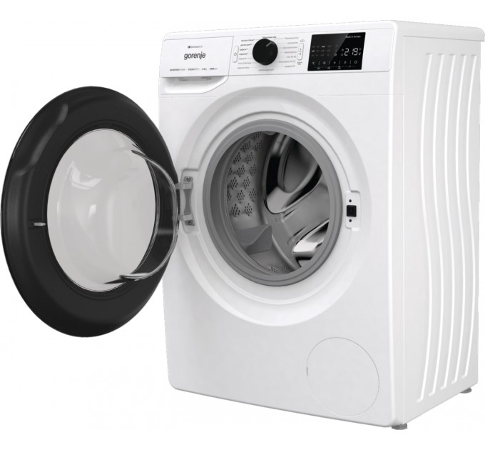 Стиральная машина Gorenje фронтальная, 8кг, 1400, A+++, 46,5см, дисплей, инвертор, пар, Wi-Fi, белый