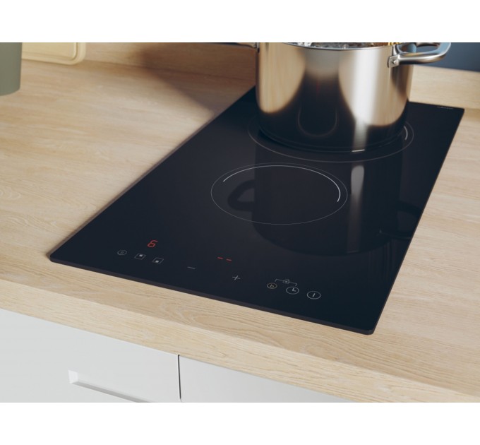 Варочная поверхность Candy индукционная, 30см, домино, черный