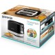 Gorenje toaster 850Вт, подогрев, разморозка, пластик, черный