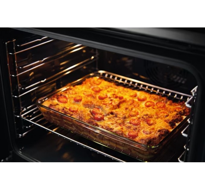 Духова шафа Electrolux електрична, 65л, A, дисплей, конвекція, телескопічні напрямні, чорний