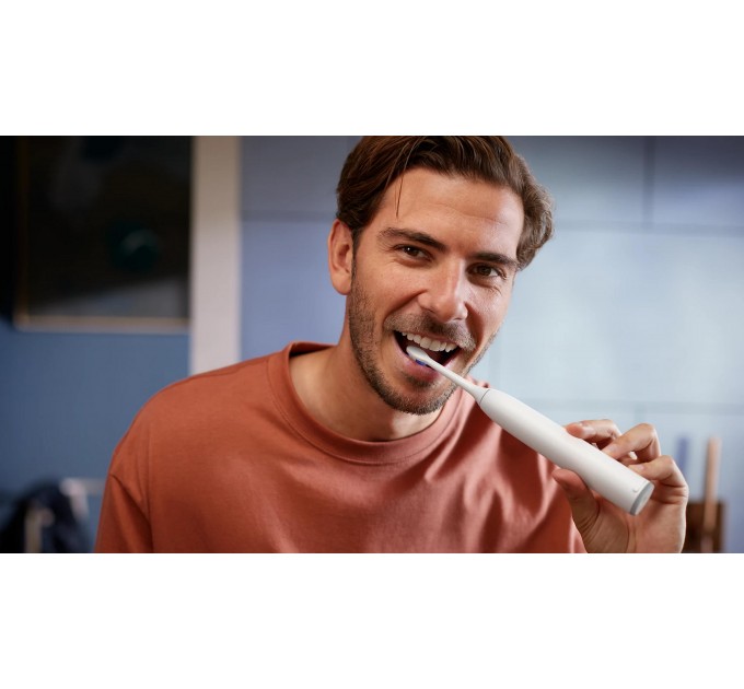 Щітка зубна електр. Philips, Sonicare 6100 Series, 62т. колив/хв, насадок-1, футляр, білий