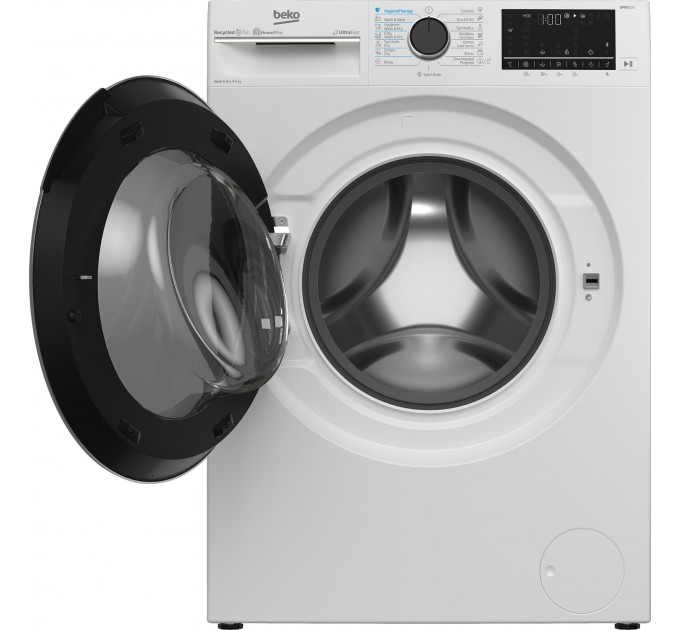 Прально-сушильна машина Beko фронтальна, 9(6)кг, 1400, D, 60см, дисплей, білий