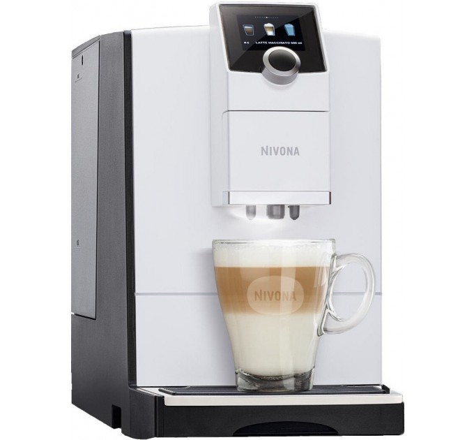 Кавомашина NIVONA CafeRomatica 2.2л, зерно + мелена, автомат.капучинатор, авторецептів - 7, сріблястий