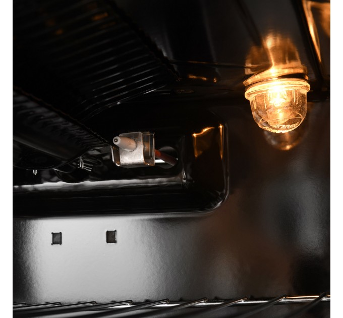 Плита ARDESTO газовая, 50л, 50x60см, электроподжиг, подсветка, термометр, кофе адаптер, откидной ящик, форсунки LPG (подключение газового баллона), черный