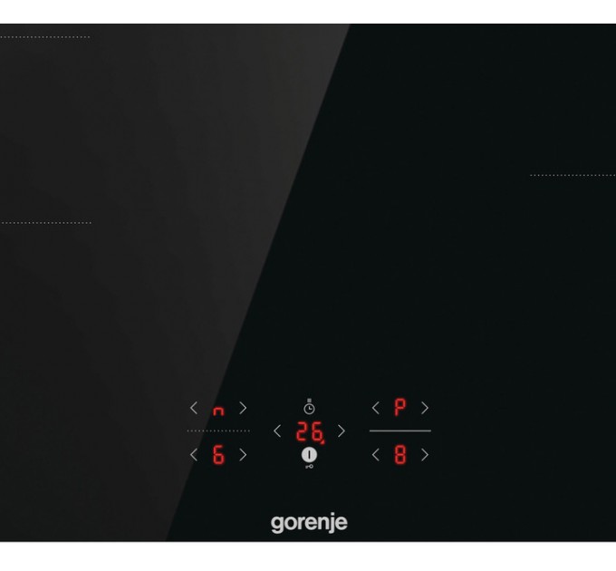 Варильна поверхня Gorenje індукційна, 80см, PowerBoost, TouchControl, поєднання конфорок, чорний