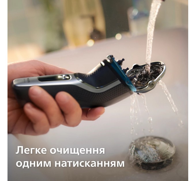 Бритва електр. Philips Series 3000, бритв.головок-3, Li-Ion, сух.+волог., тример,індикатор заряду, чохол, сірий