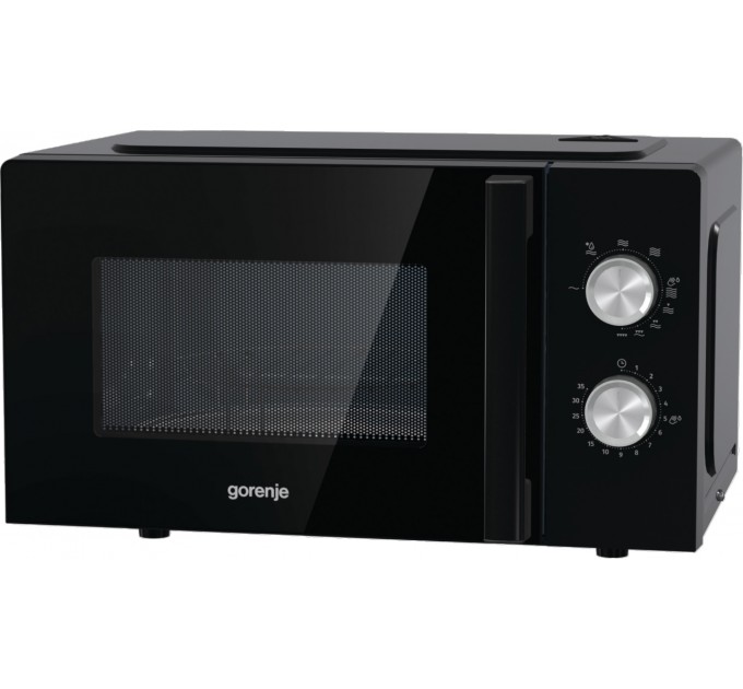 Микроволновая печь Gorenje, 20л, мех. управл., 800Вт, гриль, черный