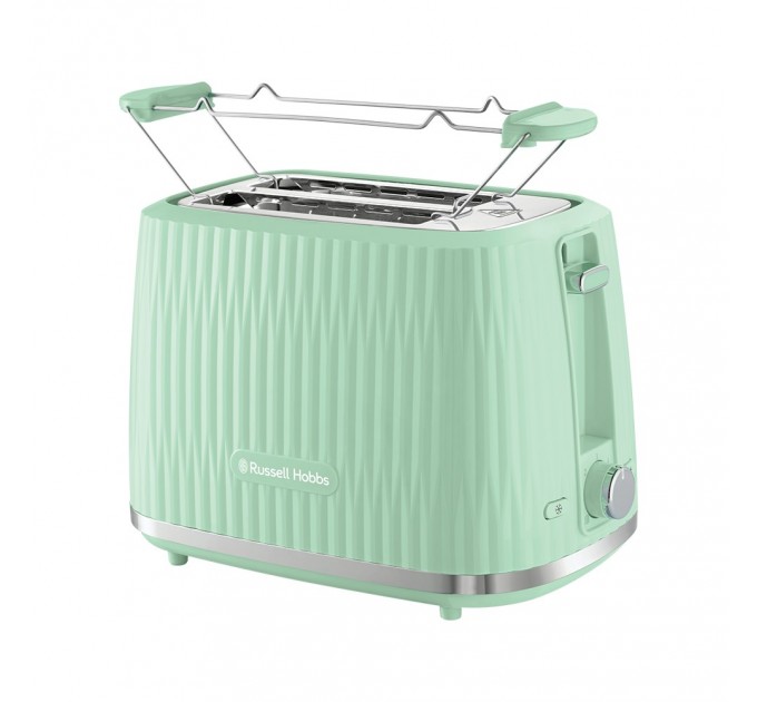 Тостер Russell Hobbs Eden 800Вт, пластик, підігрів,разморозка, фісташковий
