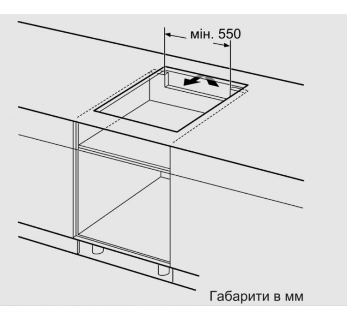 Варочная поверхность Bosch индукционная, 60см, черный
