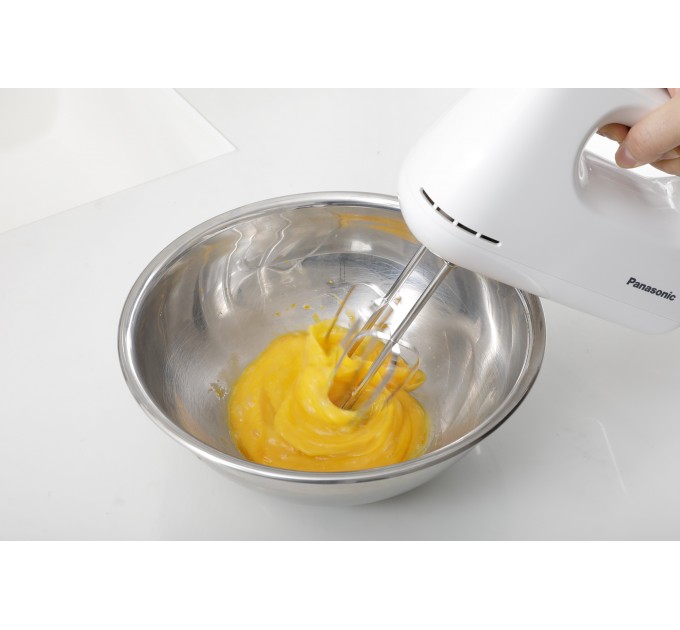 Міксер Panasonic ручний 175Вт, насадки-4, білий