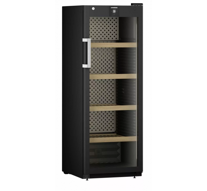 Холодильник Liebherr для вина, 168.4x60х76.3, полок - 5, зон - 1, бут-196, ST, дисплей, черный