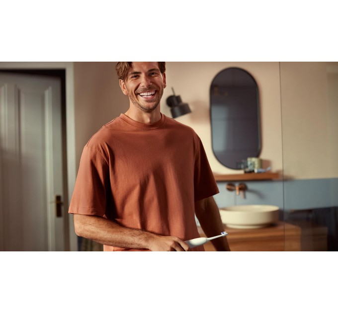 Щітка зубна електр. Philips, Sonicare 6100 Series, 62т. колив/хв, насадок-1, футляр, білий