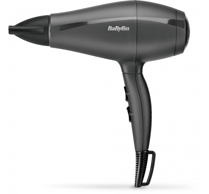 Фен Babyliss Super Light Pro, 2000Вт, режимов-3, HTDC мотор, тонкий концентратор 6 мм, черный