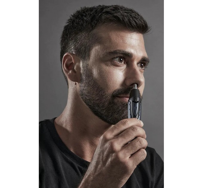 Триммер Rowenta Vision для носа и ушей, ААx1, сталь, синий