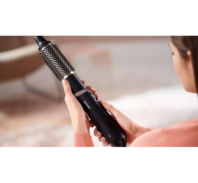 Фен-щітка Philips 3000 Series, 800Вт, 3 режими, хол. обдув, кераміка, сірий