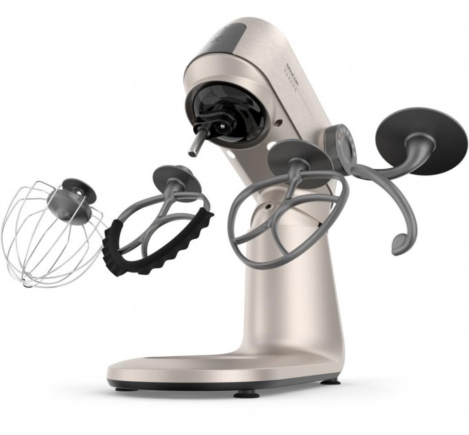 Кухонная машина Sencor Gordon, 1500Вт, чаша-металл, корпус-металл, насадок-20, метал