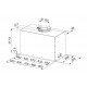 Витяжка Franke вбудовувана, 52см, 1250м.куб/год, Box Flush Basic FBFE LG A52, cвітло-сірий