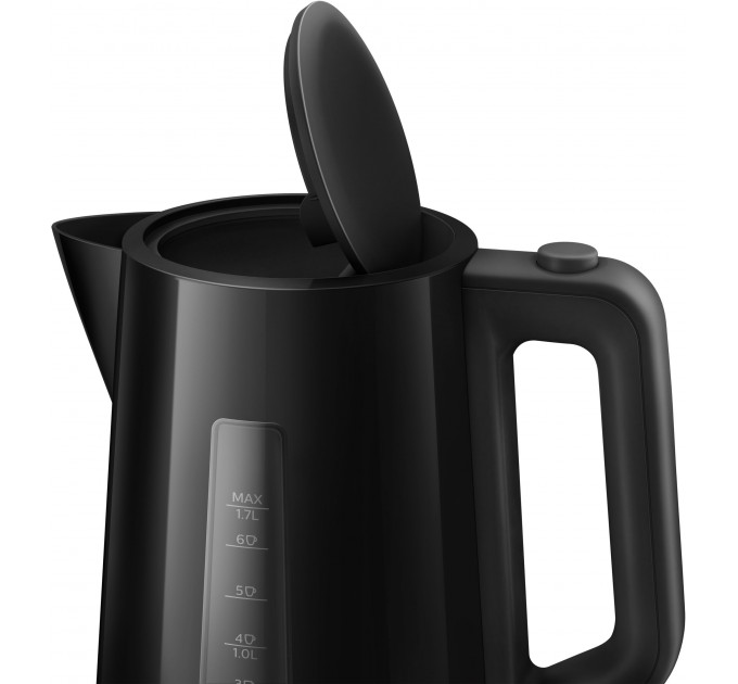 Электрочайник Philips Series 3000 1.7л, пластик, черный