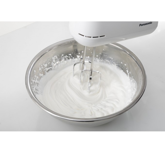 Міксер Panasonic ручний 175Вт, насадки-4, білий
