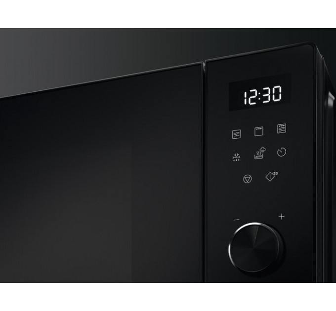 Мікрохвильова піч Electrolux, 29л, електрон. керування, 900Вт, гриль, дисплей, інвертор, чорний