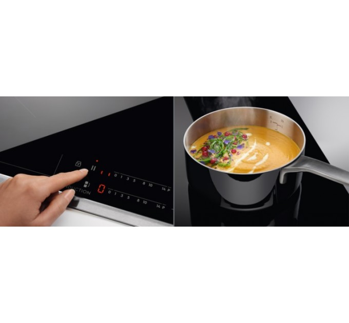 Варильна поверхня Electrolux індукційна, 60см, розширена зона, чорний