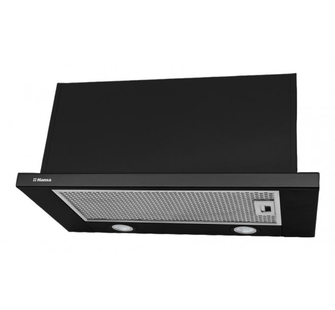 Витяжка Hansa телескопічна, 60см, 475м.куб/год., чорний