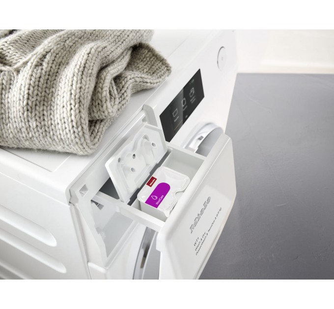 Стирально-сушильная машина Miele WTD 163 WCS фронтальная, 8(5)кг, 1500, A, 63.7см, дисплей, инвертор, Wi-Fi, белый