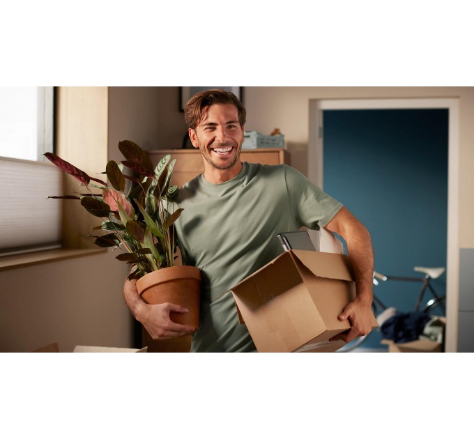 Щітка зубна електр. Philips, Sonicare 6100 Series, 62т. колив/хв, насадок-1, футляр, білий