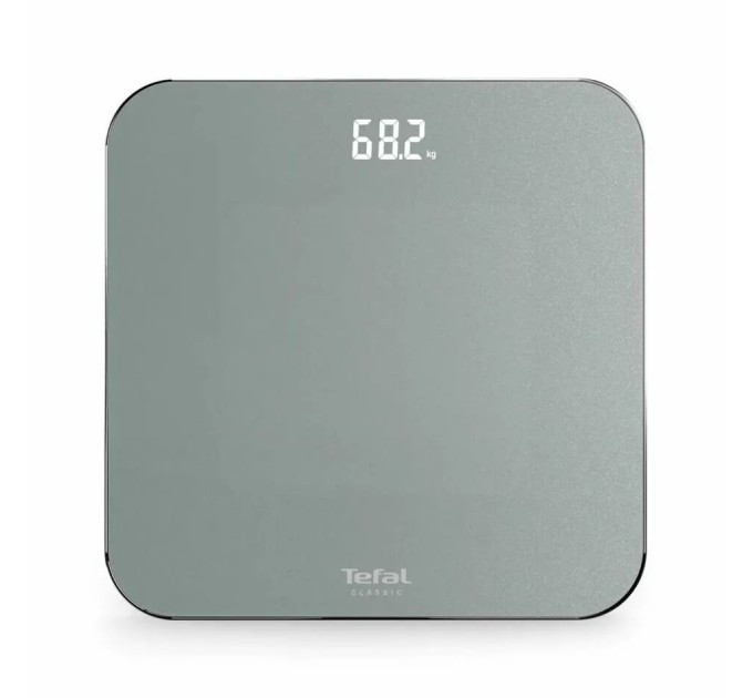 Весы Tefal напольные Classic, 180кг, AAAx3 в компл, стекло, серый