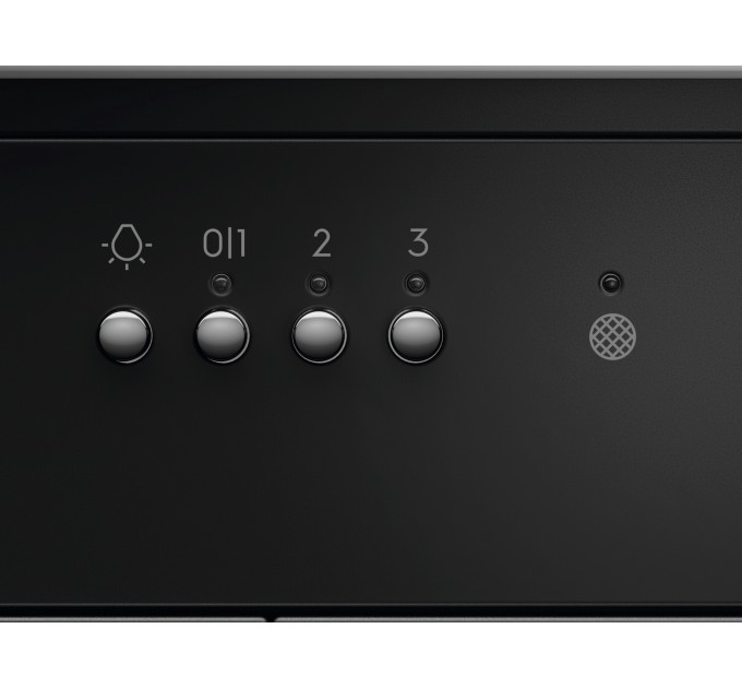 Вытяжка Electrolux встраиваемая, 60см, 600м.куб/ч, черный