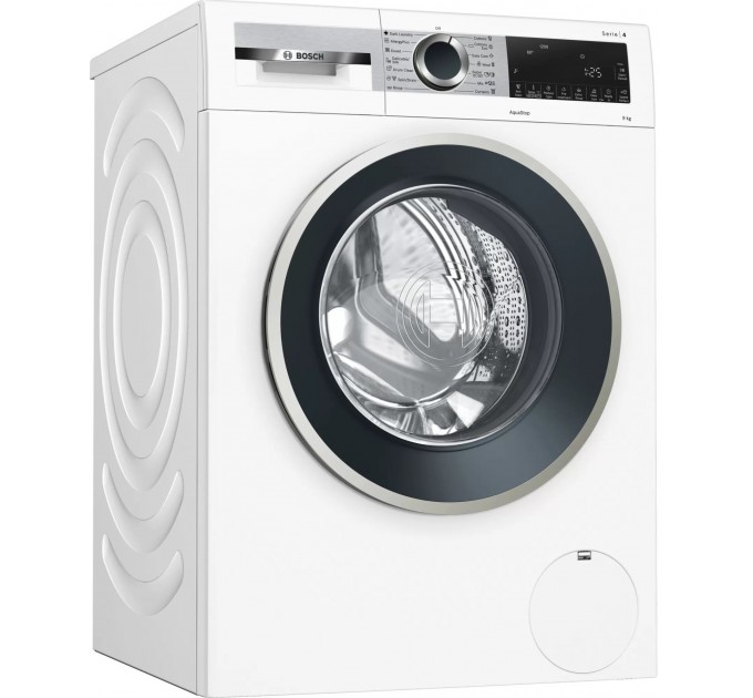 Пральна машина Bosch фронтальна, 9кг, 1200, A+++, 60см, дисплей, білий