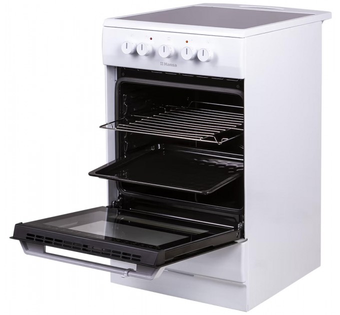 Плита Hansa электрическая, 68л, 50x60см, белый