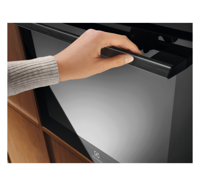 Духовой шкаф Electrolux электрический, 72л, A+,дисплей, конвекция, телескопические направляющие, черный