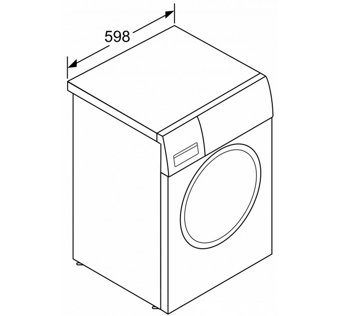 Пральна машина Bosch фронтальна, 9кг, 1200, A+++, 60см, дисплей, білий