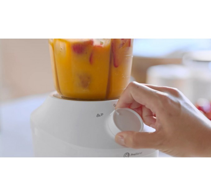 Блендер Philips стационарный 3000 series 450Вт, чаша-1900мл, чопер, импульсный режим, белый